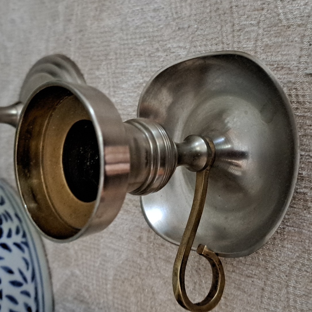 Vintage BRASS Candle Holders LOT - Picture 5 of 5